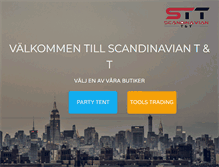 Tablet Screenshot of partytent.se